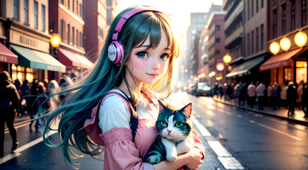 Sonic Serenity: Exploring the Harmonic Elegance of AI-Crafted Portraits Featuring Enchanting Gazes and Musical Reverie in Captivating Female Subjects