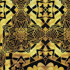 Golden abstract detailed unique mandala style 41 design, vintage goldy design, tiles, poster,...