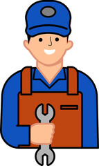 mechanic technician or mechanic icons