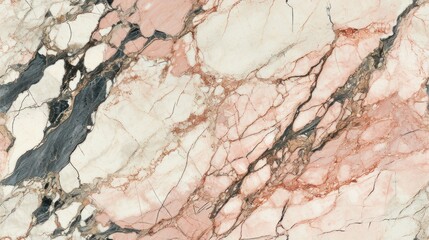 Fototapeta premium a close up of a marbled surface that looks like it has a pink and black design on the top of it.