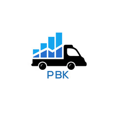 PBK Letter logo design template vector. PBK Business abstract connection vector logo. PBK icon circle logotype.
