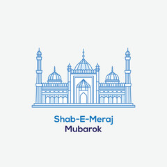 Shab-e-Meraj Social Media Post Design