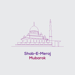 Shab-e-Meraj Social Media Post Design
