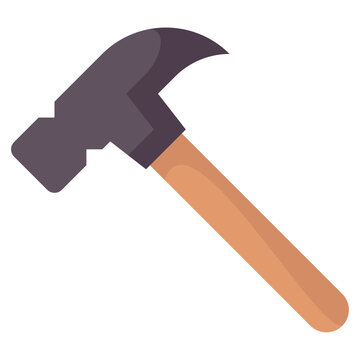 hammer flat vector icon