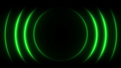 abstract green glowing background