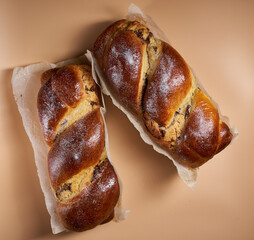 Sponge cake with Turkish delight and cocoa