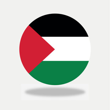 Free Vector Flat Design of Palestine Flag