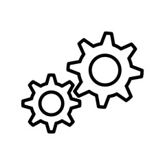 technology icon design illustration in trendy style