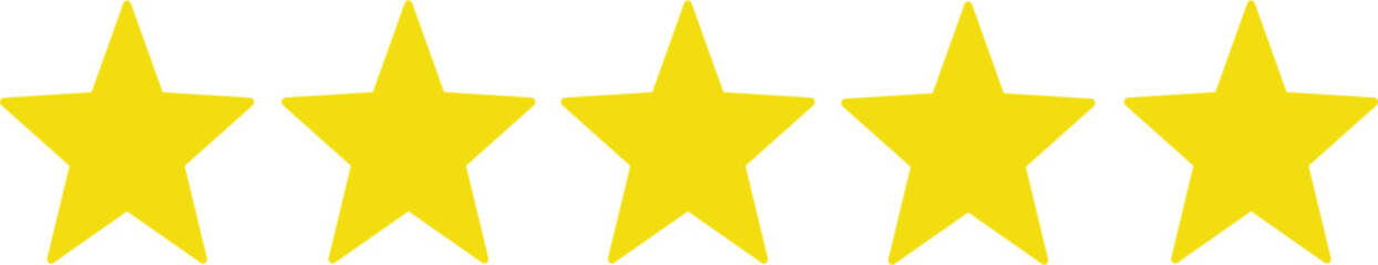 Five rating star