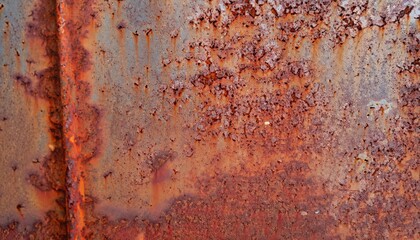 Rust in steel background