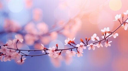 Spring background blur,holiday wallpaper. - generative ai