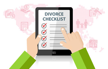 Divorce Planning Checklist Infographic