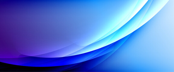 Dynamic flowing waves on gradient color background. Vector illustration For Wallpaper, Banner, Background, Card, Book Illustration, landing page