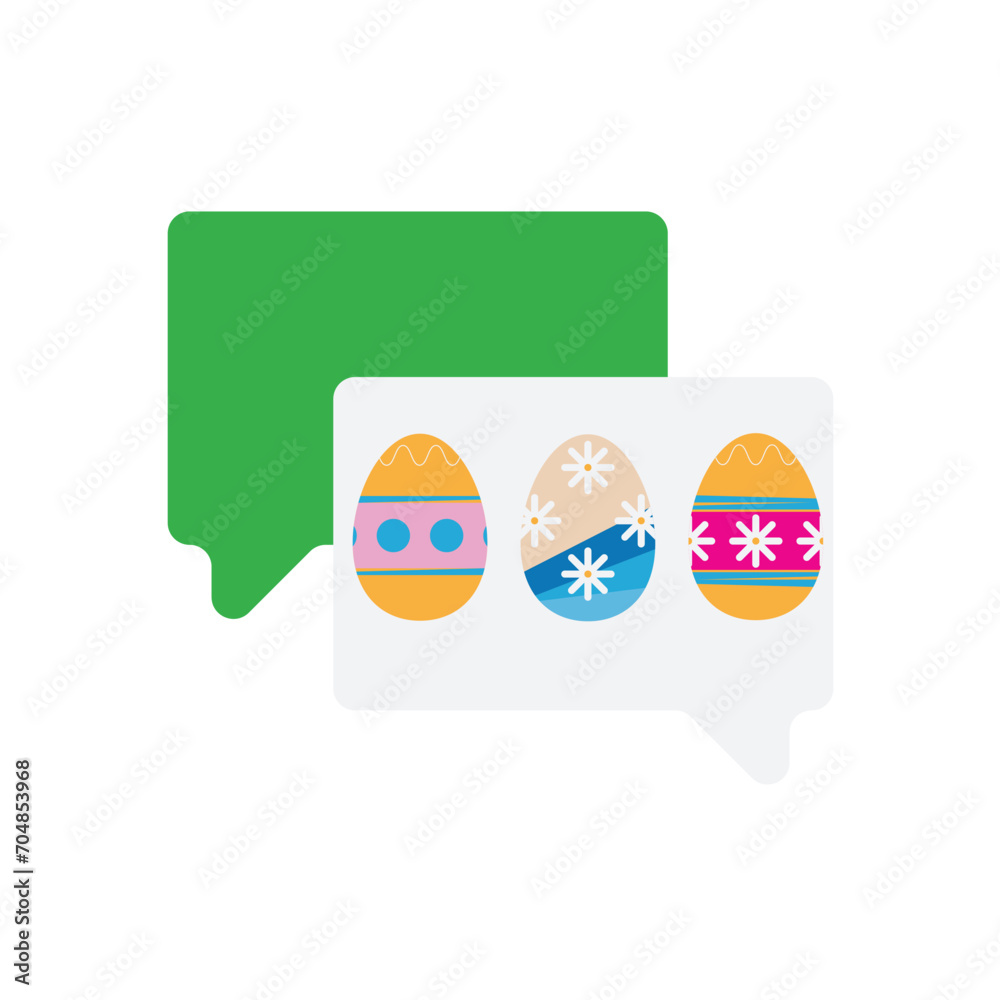 Canvas Prints Easter Day Illustration