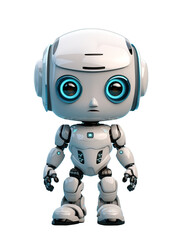 blue screen robot android generative ai