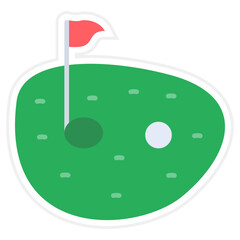 Golf Ground Icon