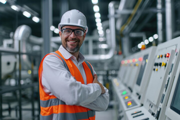 engineer in factory