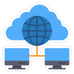 Cloud Network Icon