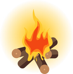 campfire illustration