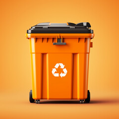 orange container, domestic oil recycling