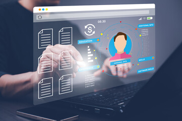 Corporate data management system and document management system with employee privacy. Employee...