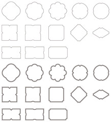 シンプルなテキストフレーム2