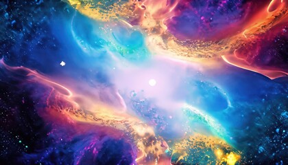 Colorful abstract universe background