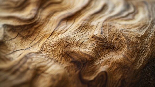 Wood Grain Close-Up: A detailed close-up of the natural grain and texture of a wooden surface.