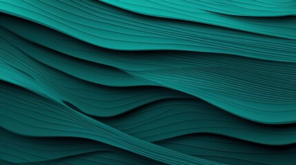 green background of waves