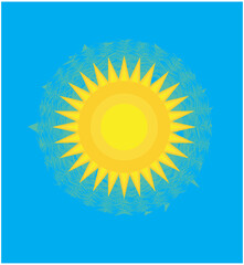 Sun vector illustration