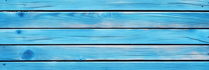 Obraz premium Light blue old shabby wooden background texture. Painted teal old rustic wooden wall. Abstract texture for furniture, office and home Interior