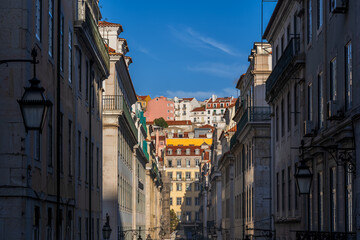 Lisbon City Center With Baixa And Alfama Districts