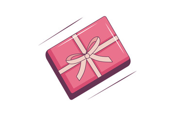 Gift Box New Year Sticker Design