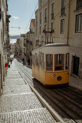 typical Lisbon funicular