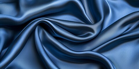 Fototapeta premium Silk Fabric Close-Up: An elegant close-up of the smooth and luxurious texture of silk fabric.
