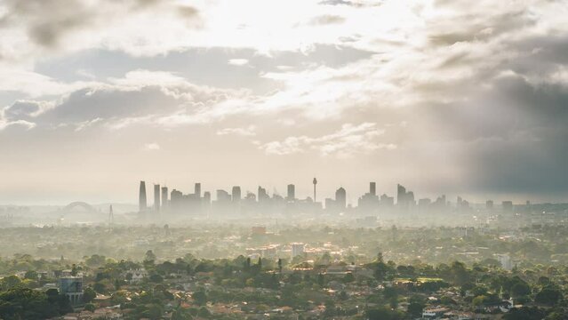 SYDNEY SKYLINE TIME LAPSE