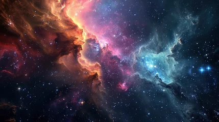 Fotobehang Space nebulas concept background © shooreeq