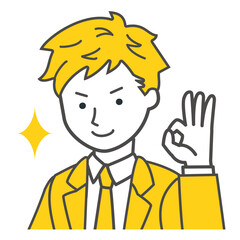 学生のイラスト