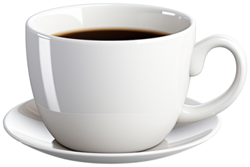Coffee cup illustration PNG element cut out transparent isolated on white background ,PNG file ,artwork graphic design.