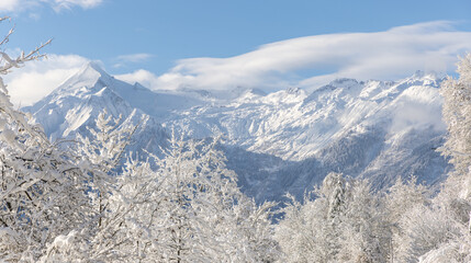 Winterimpression mit Kitzsteinhorn.