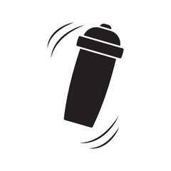 cocktail shaker icon vector template