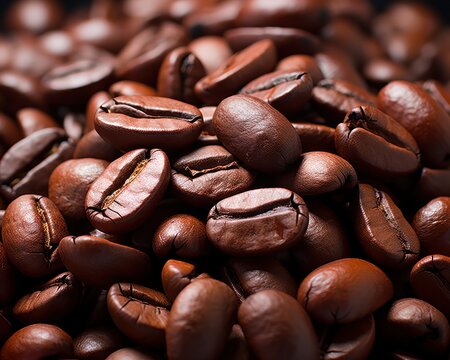 A delicious coffee beans, picture of coffee