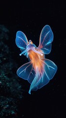 Naklejka premium Sea butterflies are one of the most amazing groups of planktonic creatures. 