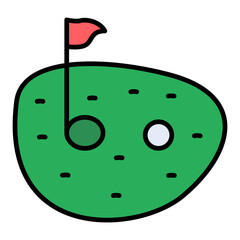 Golf Ground Icon