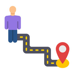 Location Distance Icon