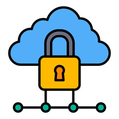 Cloud Lock Icon