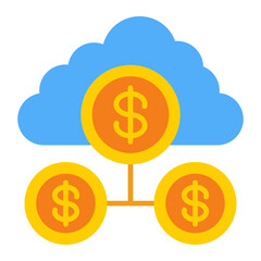 Cloud Money Icon