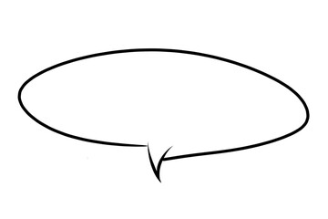 text box element png, bubble text frame text transparent template design, comment icon element png black hand draw design