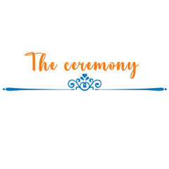 the ceremony  vector, 