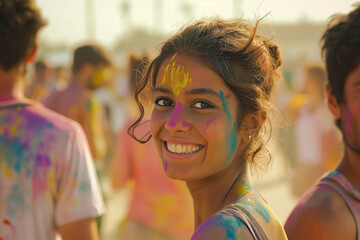 Holi Celebration - Immersed in Colors